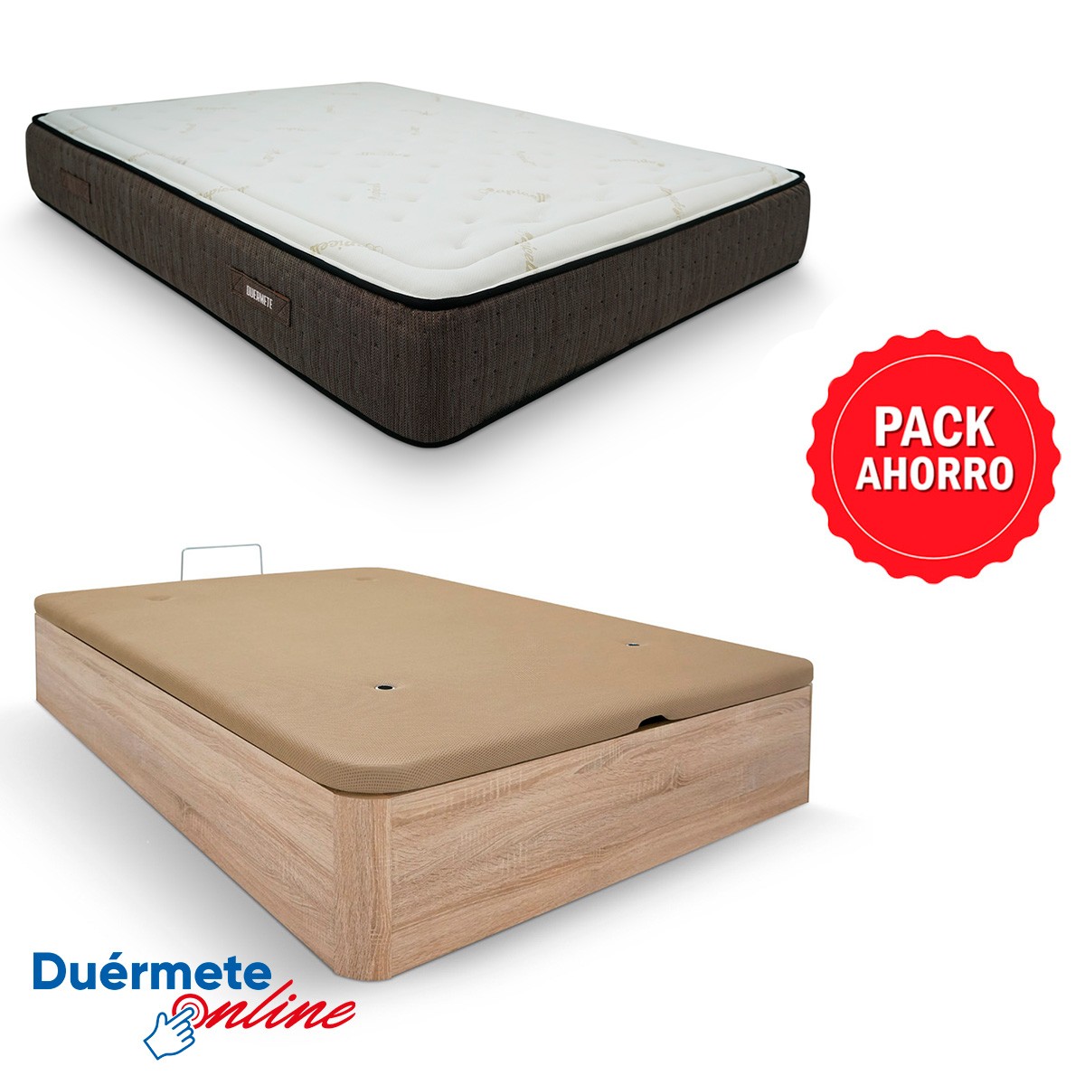 Colchón Iron Pro + Canapé Abatible Madera Colchón Iron Pro + Canapé Abatible Madera